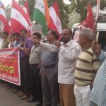 Indian unions take part in the 10 March All India protest action