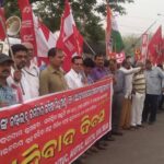Indian unions take part in the 10 March All India protest action