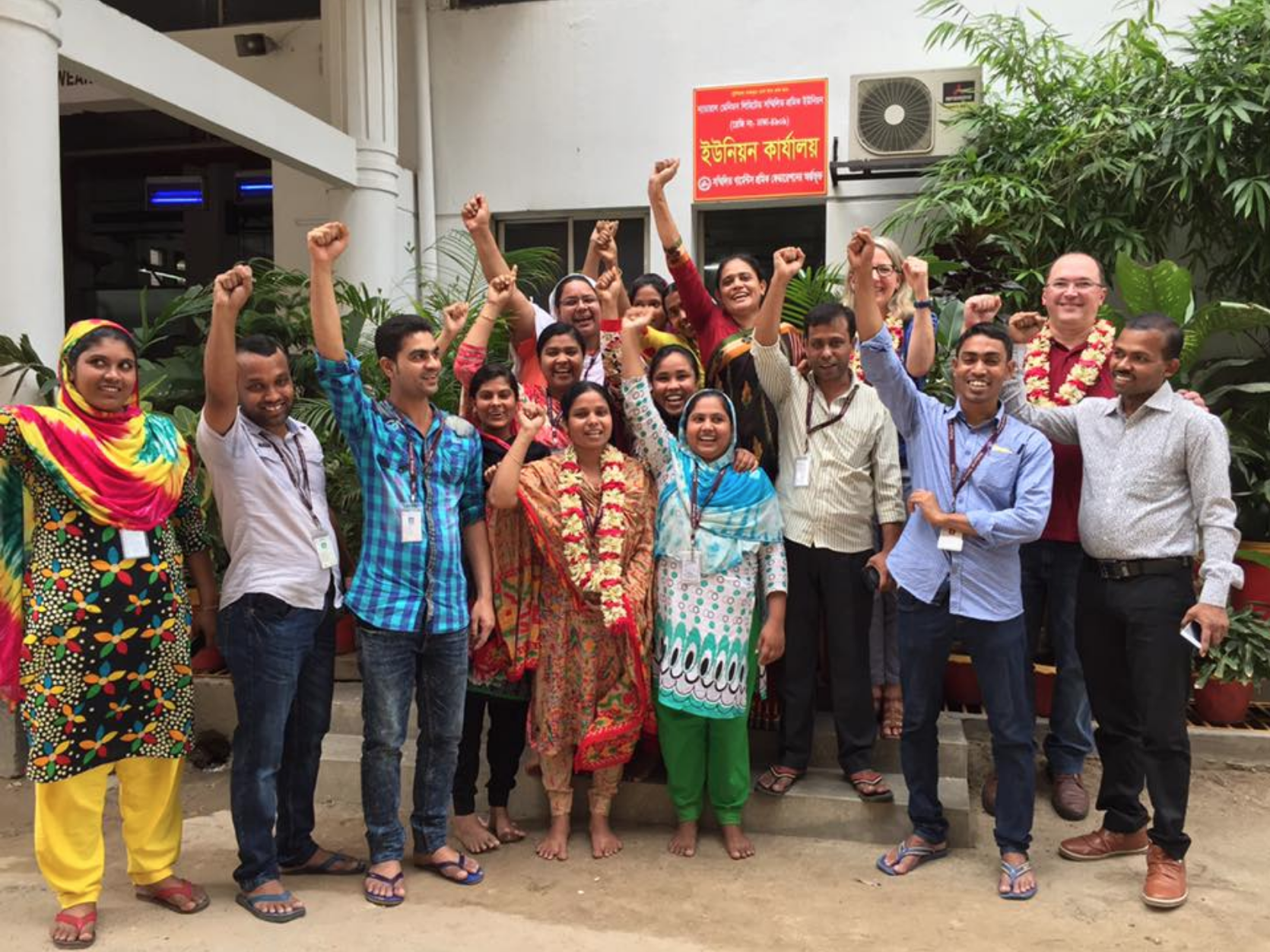 Travailleurs de l’industrie textile à Dacca, au Bangladesh