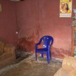 This worker's one-room home for six people was so damp, that it was difficult to breather.