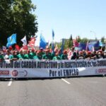 The Marcha Negra reaching Madrid in 2012
