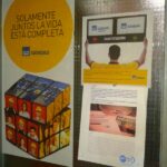 distribution of the leaflet in support of Mexican workers in Gerdau plant located in Villalba, Madrid