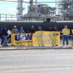 USW Local 477 taking action at Suncor in Commerce City.  Source: USW